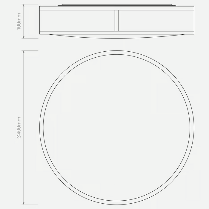 Astro Mashiko Round Bathroom Ceiling/Wall Light - 400mm