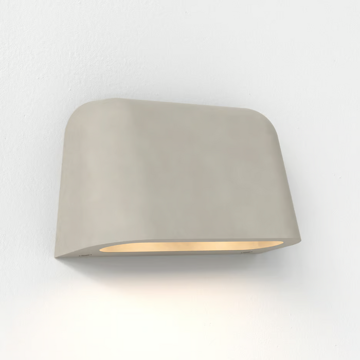 Astro Mast Twin Coastal Wall Light - Matt Concrete