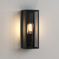 Astro Messina Wall Light - 130mm High - Textured Black