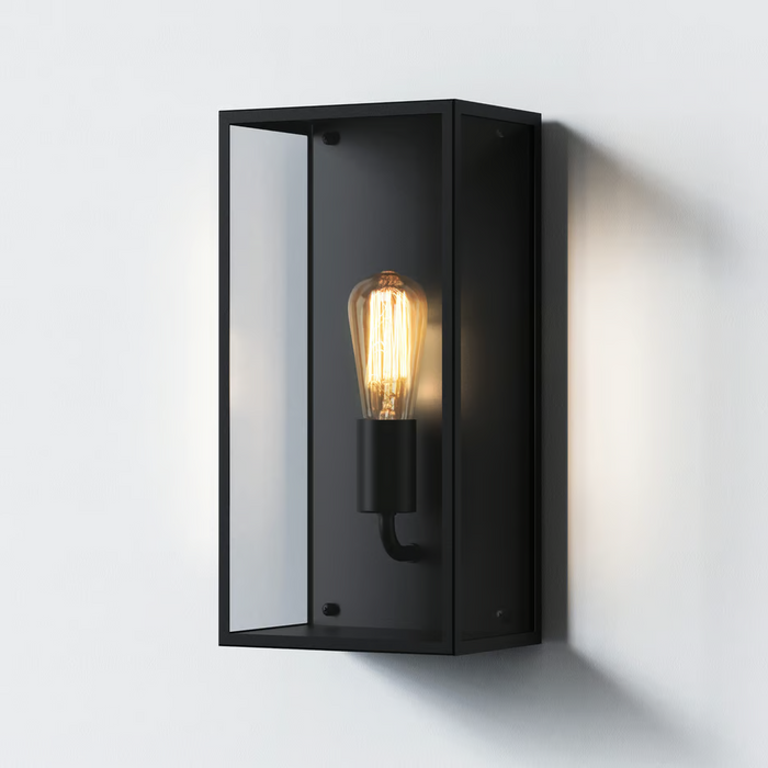 Astro Messina Wall Light - 200mm Wide - Textured Black