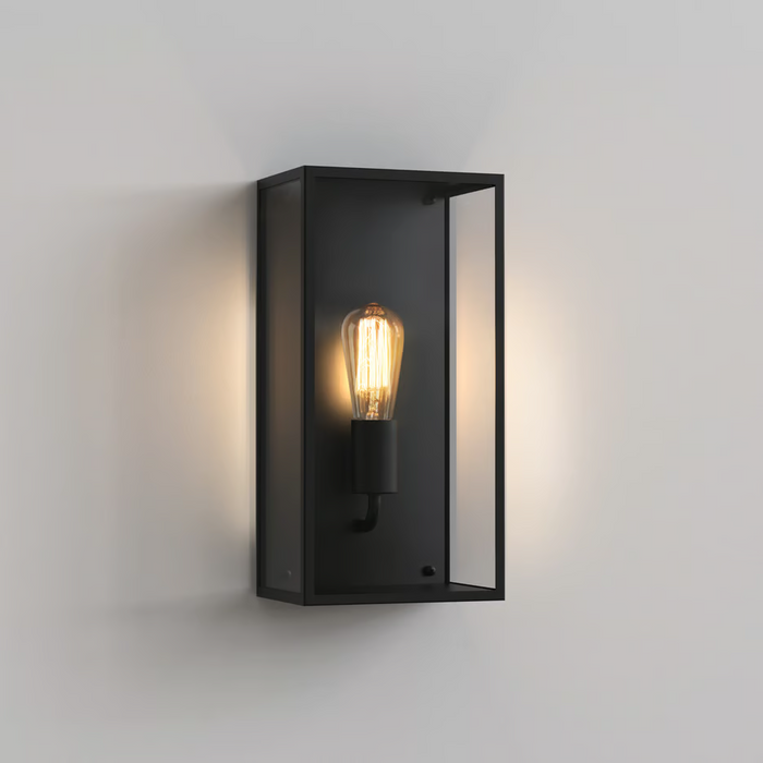 Astro Messina Wall Light - 200mm Wide - Textured Black