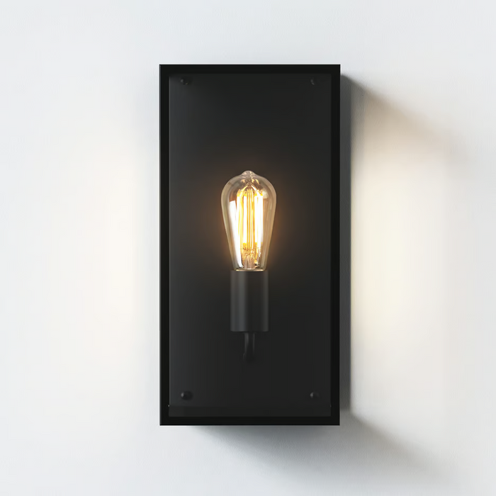Astro Messina Wall Light - 200mm Wide - Textured Black
