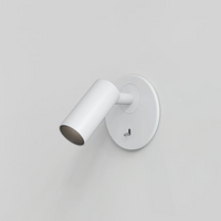 Astro Micro Recess Switched Reading Wall Light - Matt White