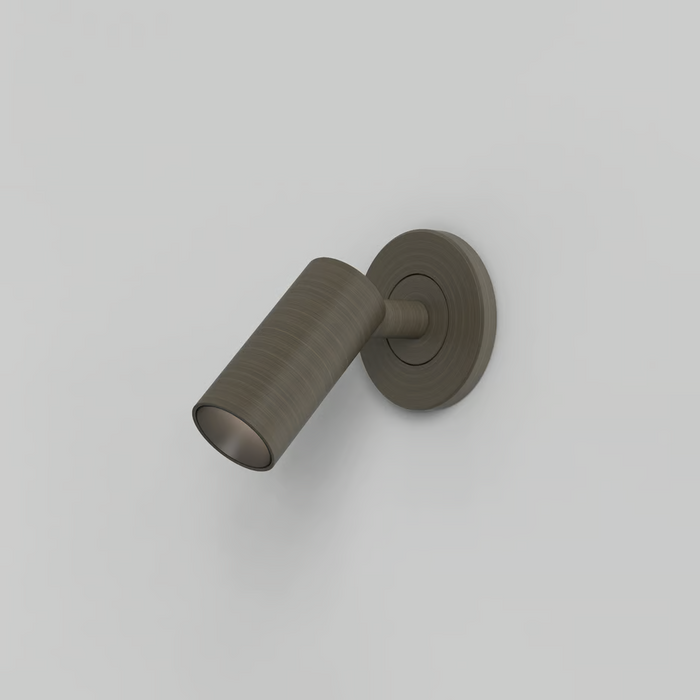 Astro Micro Recess Unswitched Reading Wall Light - Bronze