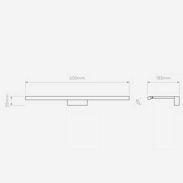 Astro Mondrian LED Wall Light - 600mm Wide - Bathroom