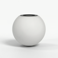 Astro Nara Globe Glass Shade - White Opal - Bathroom