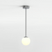 Astro Nara Globe Glass Shade - White Opal - Bathroom