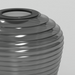 Astro Nara Taper Ribbed Glass Shade - Smoke - Bathroom