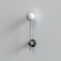 Astro Orb Single Wall Light - Polished Chrome - Bathroom