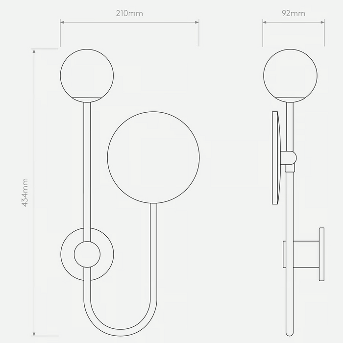 Astro Orb Wall Light - Bathroom Lighting