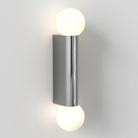 Astro Ortona Twin Wall Light - Polished Chrome - Bathroom