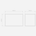 Astro Rectangular Shade - 400mm Wide - Bathroom Lighting