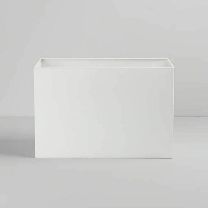 Astro Rectangular Shade - 400mm Wide - White Fabric