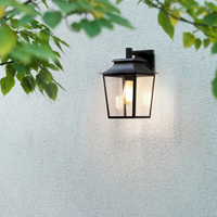 Astro Richmond Lantern Wall Light - 254mm Wide - Textured