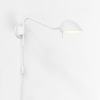 Astro Serge Plug - In Reading Wall Light - Matt White