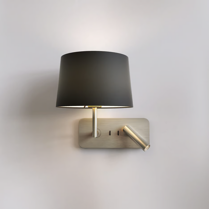 Astro Side By Side Grande USB Reading Wall Light - Bathroom