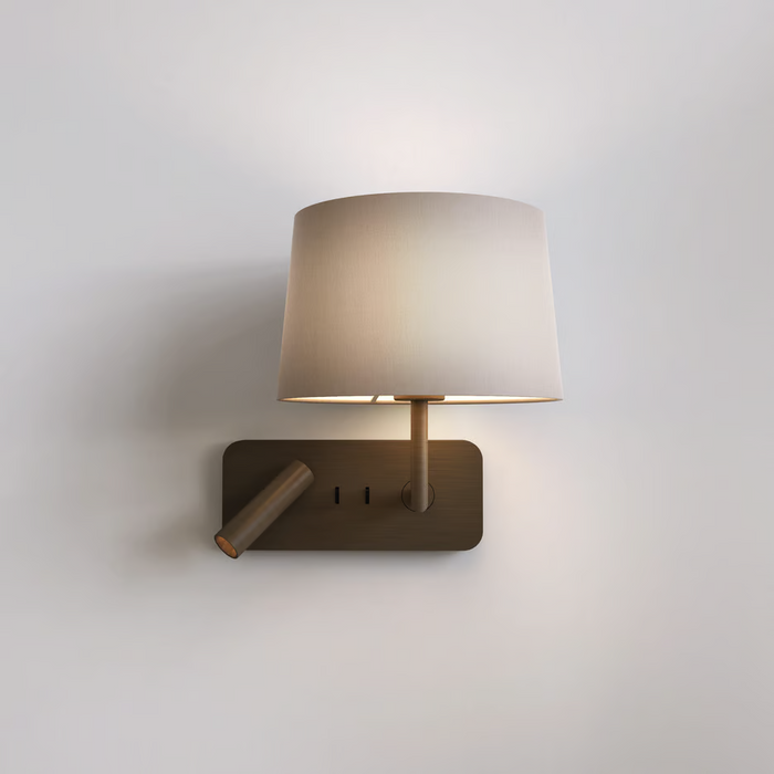 Astro Side By Side Grande USB Reading Wall Light - Bathroom