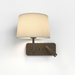 Astro Side By Side Grande USB Reading Wall Light - Bronze