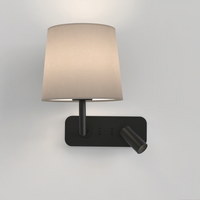 Astro Side By Side Reading Wall Light - Matt Black