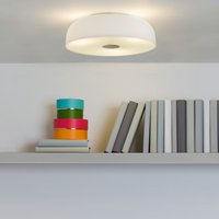 Astro Syros Ceiling Light - White Glass - Bathroom Lighting