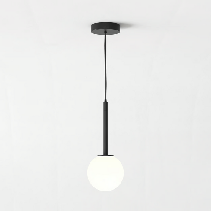 Astro Tacoma Pendant Ceiling Light - Matt Black - Bathroom