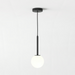 Astro Tacoma Pendant Ceiling Light - Matt Black - Bathroom
