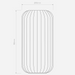 Astro Tacoma Reed Ribbed Glass Shade - Smoke - Bathroom