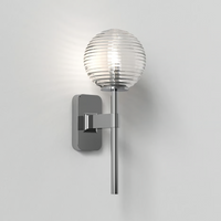 Astro Tacoma Single Wall Light - Polished Chrome - Bathroom