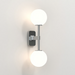 Astro Tacoma Twin Wall Light - Polished Chrome - Bathroom