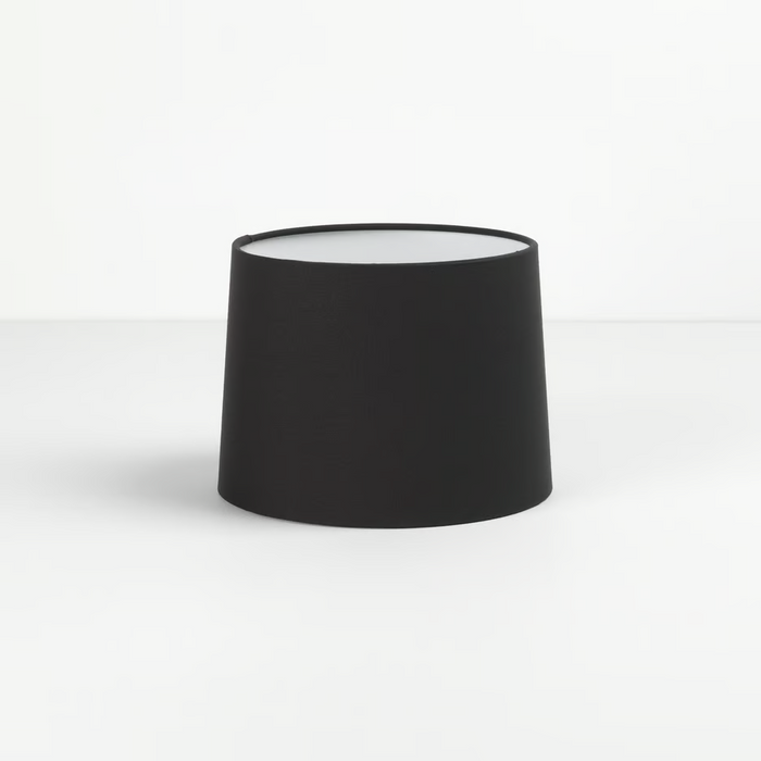 Astro Tapered Drum Round Shade - Ø177mm - Black Fabric
