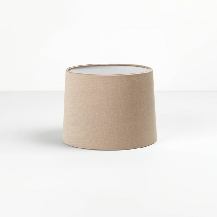 Astro Tapered Drum Round Shade - Ø177mm - Oyster Fabric