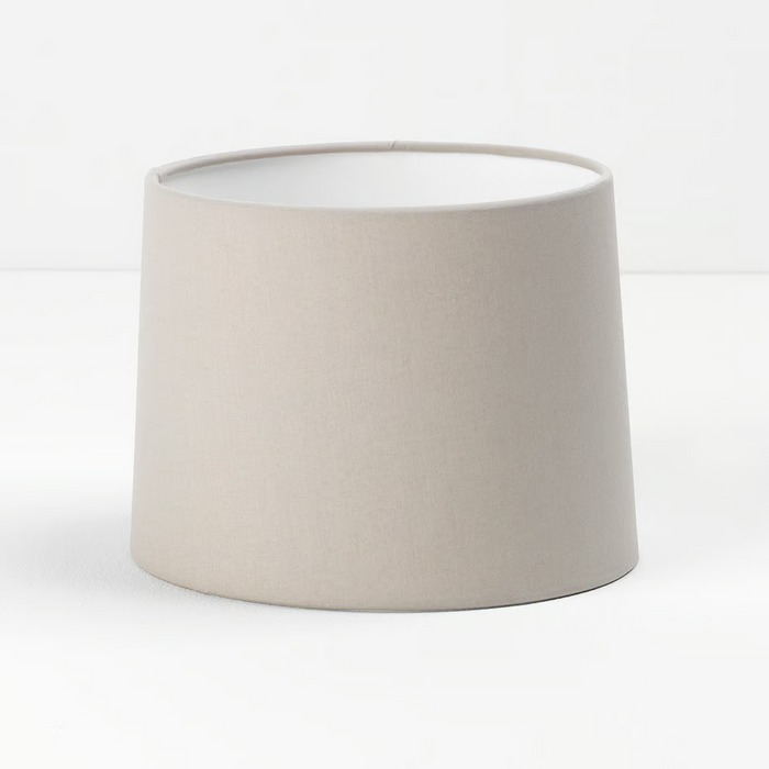 Astro Tapered Drum Round Shade - Ø177mm - Putty Fabric