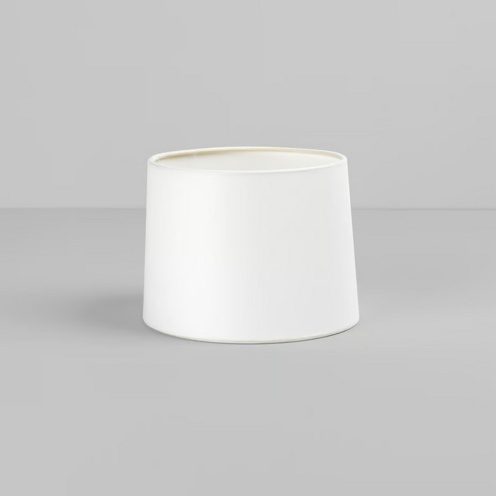 Astro Tapered Drum Round Shade - Ø177mm - White Fabric