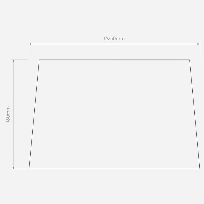 Astro Tapered Round Shade - Ø250mm - Bathroom Lighting