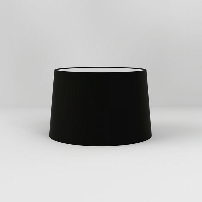 Astro Tapered Round Shade - Ø250mm - Black Fabric