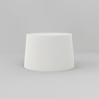 Astro Tapered Round Shade - Ø250mm - White Fabric
