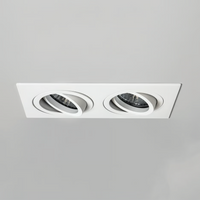 Astro Taro Twin Fire-Rated Ceiling Light - Matt White