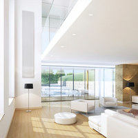 Astro Trimless Round Fixed Ceiling Light - Matt White