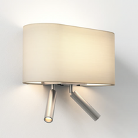 Astro Venn Reader Wall Twin Light - Matt Nickel - Bathroom