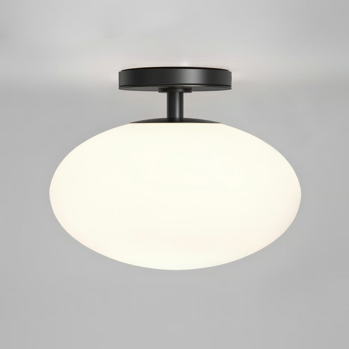 Astro Zeppo Ceiling Light - Matt Black - Bathroom Lighting