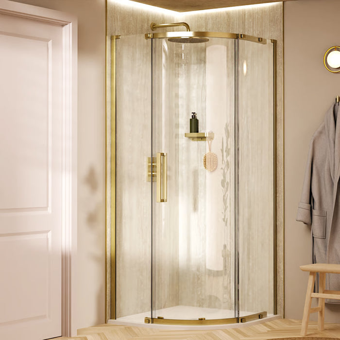 Crosswater Asura 1 Door Quadrant Shower Enclosure - 8mm Glass