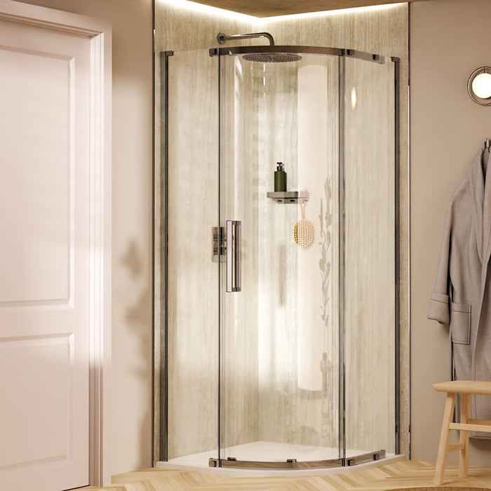 Crosswater Asura 1 Door Quadrant Shower Enclosure - 8mm Glass