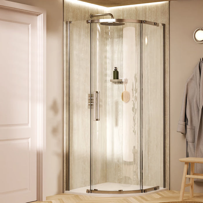 Crosswater Asura 1 Door Quadrant Shower Enclosure - 8mm Glass