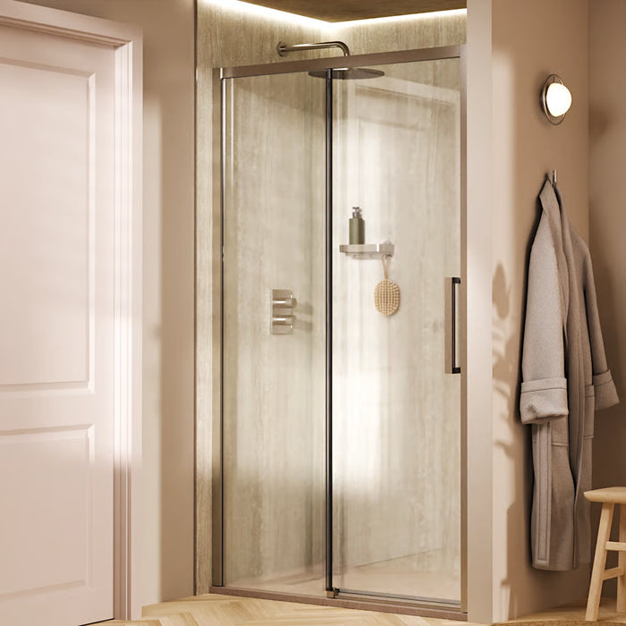 Crosswater Asura 8mm Recessed Sliding Shower Door