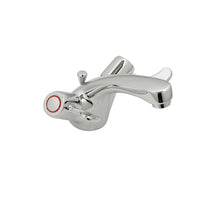 Vado Astra Knob Handle Mono Basin Mixer Tap With Pop-Up Waste - Chrome