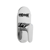 Vado Ava 2 Outlet Concealed Manual Shower Valve With Diverter - Chrome