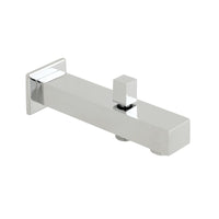 Vado Axces Bokx Square Bath Spout With Diverter - Chrome