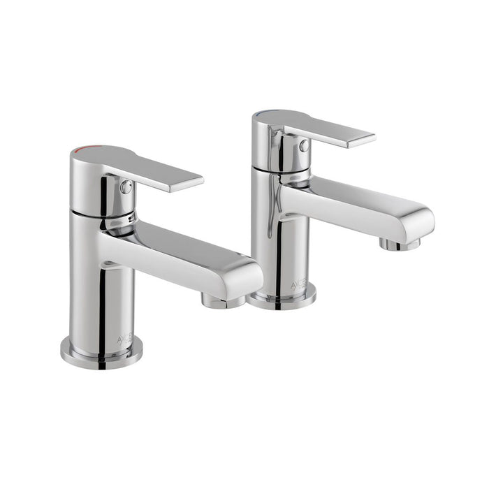 Vado Irlo Bath Pillar Taps - Chrome
