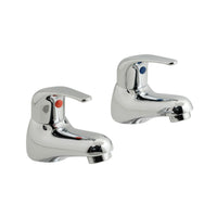 Vado Matrix Bath Pillar Taps - Chrome