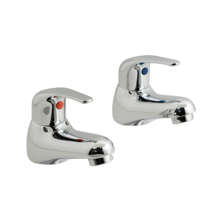 Vado Matrix Bath Pillar Taps - Chrome